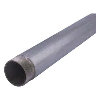 Tubo Conduit Cédula 40 / 2" (53 mm) / 3.20 m (10.5 ft) / Acero Galvanizado / Sin Cople / Rosca NPSM