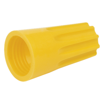Capuchón Roscable para Cable / 10 AWG / Amarillo / 25 Piezas / 22.7 x 10.0 x 13.0 mm
