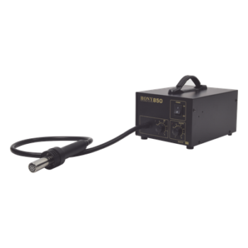 Estación de Soldadura SMD / Aire Caliente 20W / Flujo 23 L/min / 4 Boquillas / Diseño Antiestático