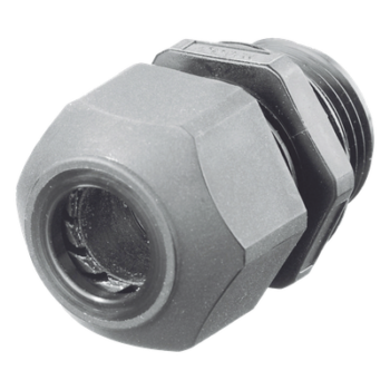 Conector de Cable / Estilo Europeo / Conductores 0.17" a 0.45" / Conduit 1/2" / Nylon Ignífugo UL / Color Gris
