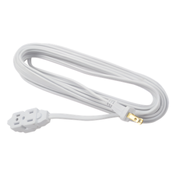 Extensión Eléctrica Doméstica de 6 metros / 127 V CA 8 A Máximo / Color Blanco.