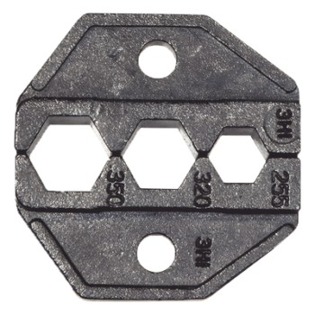 Matriz Ponchadora / Conectores F / RG59 y RG6 / Engarce Hexagonal Triple / 0.255'' × 0.320'' × 0.350'' / 64 g