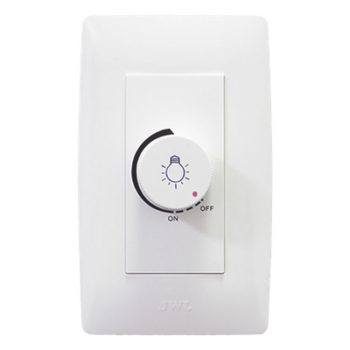 Dimmer Rotativo / 300 W / 127 V CA / Instalación en Muro / Blanco