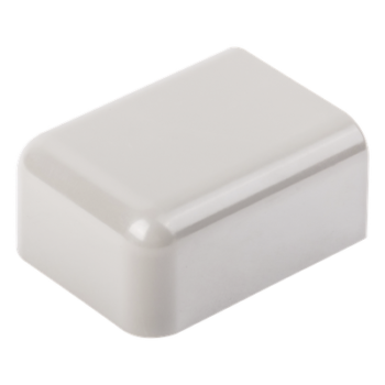Tapa Final / ABS Resistente a Impactos / UL94V-0 / 0 a 50°C / Color Gris / Sin Herramientas