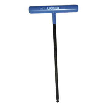 Llave Hexagonal Tipo T / Punta de Bola 8 mm / Longitud 9' (27.4 cm) / Mango Ergonómico Antideslizante / Acero