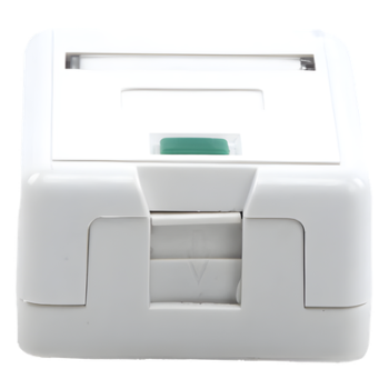 Caja de pared con 1 puerto Keystone, no incluye jack
