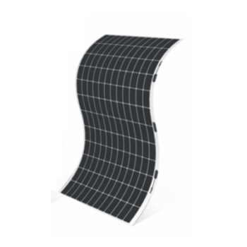 Módulo Solar Flexible / 520 W / 22.8% Eficiencia / IP68 / Radio Curvatura 0.5 m (1.64 ft) / Resistencia 5400 Pa