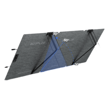 Panel Solar Portátil / Bifacial 160W / IP68 / Ángulo Ajustable / Cable XT60 a MC4