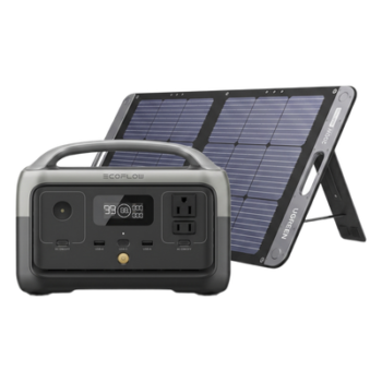 Kit de Energía Portátil / 256 Wh LFP / Inversor 300 W / Panel Solar 100 W / USB-C 60 W / IP67 / Wi-Fi