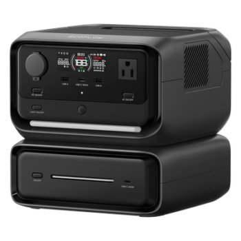 Estación de Energía Portátil / 572 Wh / 4 AC 800 W (Max. 1600 W) / USB-C 100 W / Carga Rápida 60 min / Wi-Fi y Bluetooth / Carga Solar 220 W