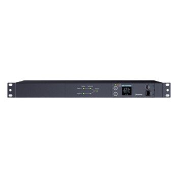 PDU ATS Medible / 10 Salidas NEMA 5-15R / 2 Entradas 120 Vca / 1UR Horizontal 19 in / Cable 3.05 m (10 ft) / 100-120 Vca