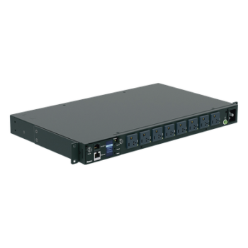 PDU Monitoreable por Toma / 8 Salidas NEMA 5-20R / Control Individual y por Grupo / 120 Vca / 15 A / 1UR Horizontal 19 in