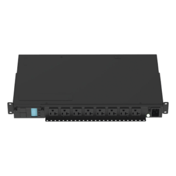 PDU Monitoreable Horizontal / 8 Salidas NEMA 5-20R / Entrada NEMA 5-15P / 120 Vca / 15 A / 1UR 19 in
