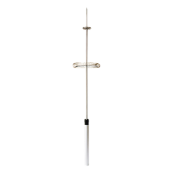 Pararrayos Dipolo Corona / Acero Inoxidable / Radio Protección 72° / 1.7 m (5.6 ft) / NMX-J-549 / NOM-001-SEDE