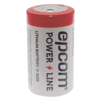 Batería de Litio / Formato D / 19 Ah / 3.6 V / Li-SOCl2 / No Recargable / -60°C a +85°C / Electrolito Antiinflamable