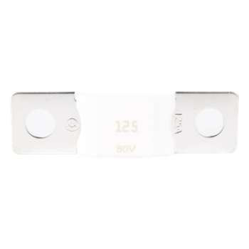 Fusible Mega / 125A / 80V / 110mV Caída de Tensión / Paquete de 5 Unidades