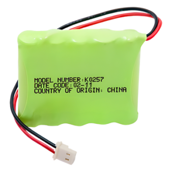 Batería de Respaldo NiMH / 6V / 700 mAh / Conector 2 Pines / Hasta 6 Horas de Autonomía