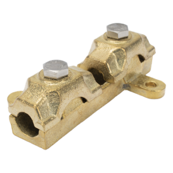 Desconectador de Sistema de Tierra / Bronce / 1/0 AWG a 250 MCM / Conector Mecánico