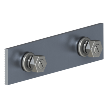 Conector de empalme / Aluminio anodizado / Riel 21 / Diseño compacto