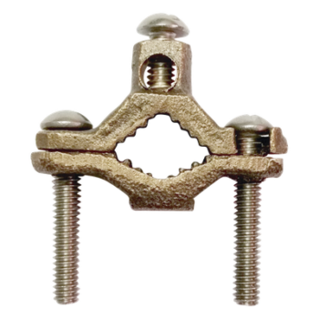 Conector Tubo a Cable / Bronce 100% / Tubo hasta 1 1/4 in (31.75 mm) / Cable 4 AWG / Aterrizaje Torres TZ / Sin Soldadura