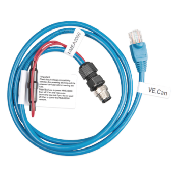 Cable de Interfaz Náutico / VE.CAN a NMEA 2000 / Certificado NMEA 2000 / Compatible Simrad Lowrance Garmin / Diseño Marinizado