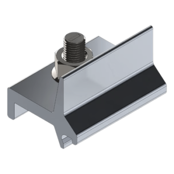 Abrazadera de Fijación / Aluminio Serie 6000 / N Rail 4.72 Horizontal a Vertical / Tornillería Inoxidable Incluida / 54 g