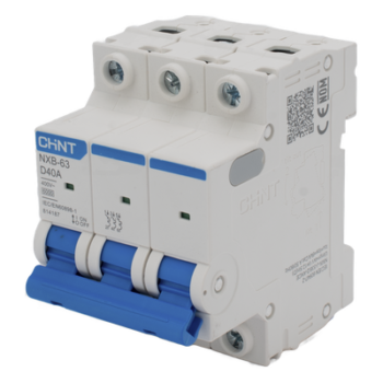 Interruptor Termomagnético / 3 Polos / 40 A / 6 kA / 110-415 Vca / Riel DIN / -35°C a 70°C