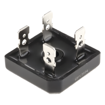 Puente Rectificador / 35A / 400V PIV / 29 x 29 mm / Metal Encapsulado