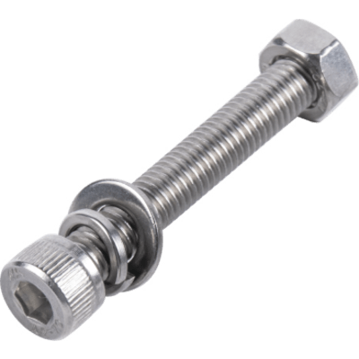 Tornillo de Acero Inoxidable / M8 x 60 mm / Montaje Fotovoltaico / Resistente a Corrosión / Acabado Pulido