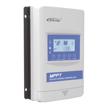 Controlador Solar MPPT / 30A / 12/24V / Voc 100V / RS-485 / Baterías Litio / IP32