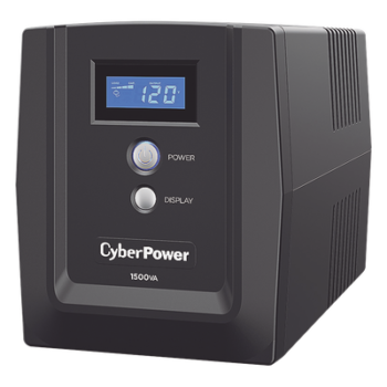 UPS de 1500 VA/900 W, Topología Línea Interactiva, Entrada 120 Vca NEMA 5-15P, y 8 Salidas NEMA 5-15R, Con Regulador de Voltaje (AVR)