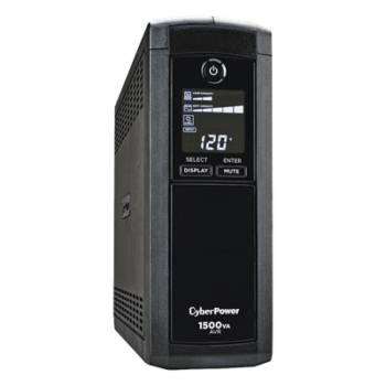 UPS de 1500 VA/900 W, Topología Línea Interactiva, Entrada 120 Vca NEMA 5-15P, Tipo Mini Torre, Con 12 Tomas NEMA 5-15R