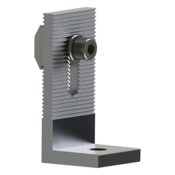Soporte L / Aluminio Anodizado / 40 x 40 x 85 mm / 0.13 x 0.13 x 0.28 ft / 18 g / Rieles 5 y 8 mm