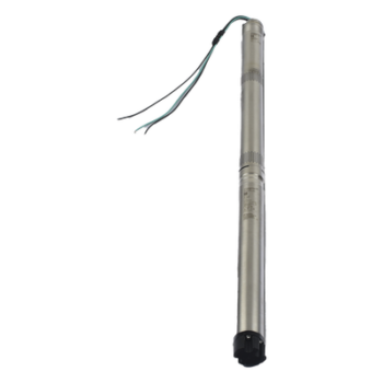 Bomba Sumergible Solar / 1.4 kW / Dual AC-DC 90-240V CA / 30-300V CC / IP68 / MPPT / Rotor Hélice Altura Elevada