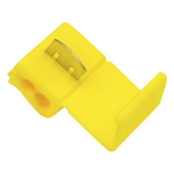 Conector rápido / 12 - 10 AWG / Amarillo / Empalme seguro y rápido sin pelar cables / Paquete de 25 piezas.