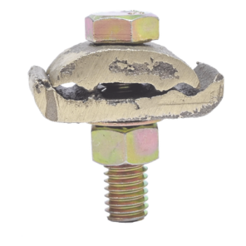 Conector Mecánico / Bronce 100% / Cable 4-2/0 AWG / Sin Soldadura / Superficie Plana / 2.5x4x3 cm (1x1.6x1.2 in)