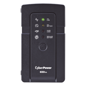 UPS de 650 VA/400 W, Topología Standby, Compacto, Entrada 120 Vca NEMA 5-15P, Con 3 Tomas Respaldo/Protección y 3 Tomas Solo Protección NEMA 5-15R