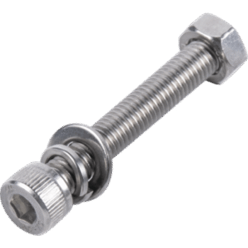 Tornillo de Acero Inoxidable / M8 x 60 mm / Montaje de Módulos Fotovoltaicos / Resistente a la Corrosión / Uso en Exteriores