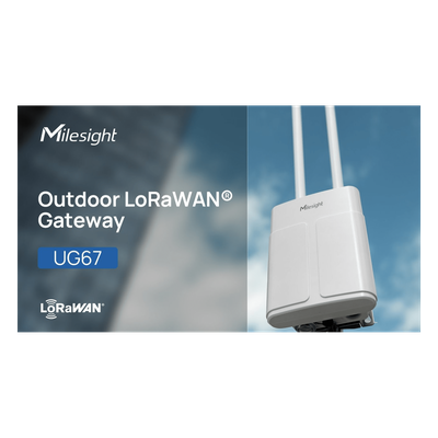 Gateway LoRaWAN / 8 Canales Half/Full-Duplex / IP67 / Alcance 15 km (49,212 ft) / Triple Conectividad Ethernet 4G LTE Wi-Fi / GNSS Integrado / PoE