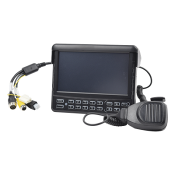Panel de Control Táctil / Pantalla 7" / Audio Bidireccional con Megáfono / Cable 5 m (16.4 ft) / 12 VDC / -20°C a 70°C