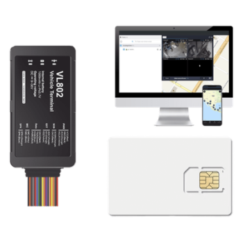 Kit localizador vehicular / 4G LTE / BLE / RS485 / Audio bidireccional / SIM incluida / Sensor ultrasónico compatible