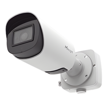 Cámara Bala IP / Gestión de Estacionamiento 100 Plazas / LPR 4 Plazas / 4K UHD / Zoom Motorizado 2.8-12 mm / WDR 120 dB / IP67 IK10