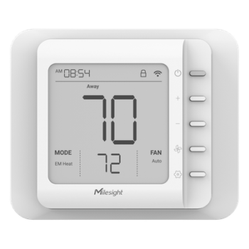 Termostato Inteligente LoRaWAN / 4 Etapas Calefacción / 2 Etapas Refrigeración / Detección de Ocupación / Integración MQTT y BACnet