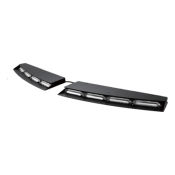 Barra de Luces Interior Tipo Visera / 43 Patrones de Advertencia / LED Monocromo y Bicolor / SAE J595 Clase 1 / Cableado 365 cm (143.7 in) / Compatible Ford Police Interceptor 2020+