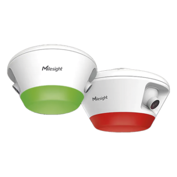 Sensor de Ocupación de Aparcamiento con IA / Doble Lente / 6 Espacios / Precisión 99.9% / Indicador Multicolor / Reconocimiento de Matrícula