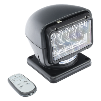 Faro Buscador LED / 7040 Lúmenes / 10 LEDs 5W / Rotación 360° / Inclinación 90° / IP68 / 12-24 VCC / Uso Rudo