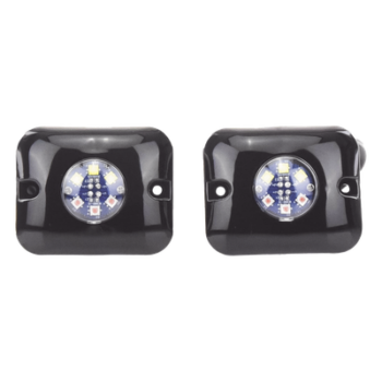 Estrobos Ocultos LED / 12 LEDs / 12 Patrones de Destello / 10-24 VCC / 1 A Máx. / 3.2 x 1.8 cm
