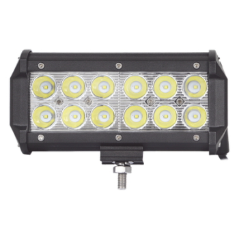 Barra de Luz LED / 12 LED / 1500 Lúmenes / 18 W / 10-30 Vcc / IP67 / 6.5 Pulgadas