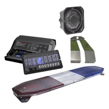 Kit de Torreta Luminosa / 48" (1219 mm) / 216 LEDs RGB / Dual Color Programable / SAE Clase 1 / 12-24 VCD / IP54K