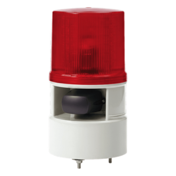 Luz de Advertencia LED / Bocina 105 dB / 12.5 cm (4.9 in) / 12-24 VCD / 4 Modos de Destello / -30°C a +50°C